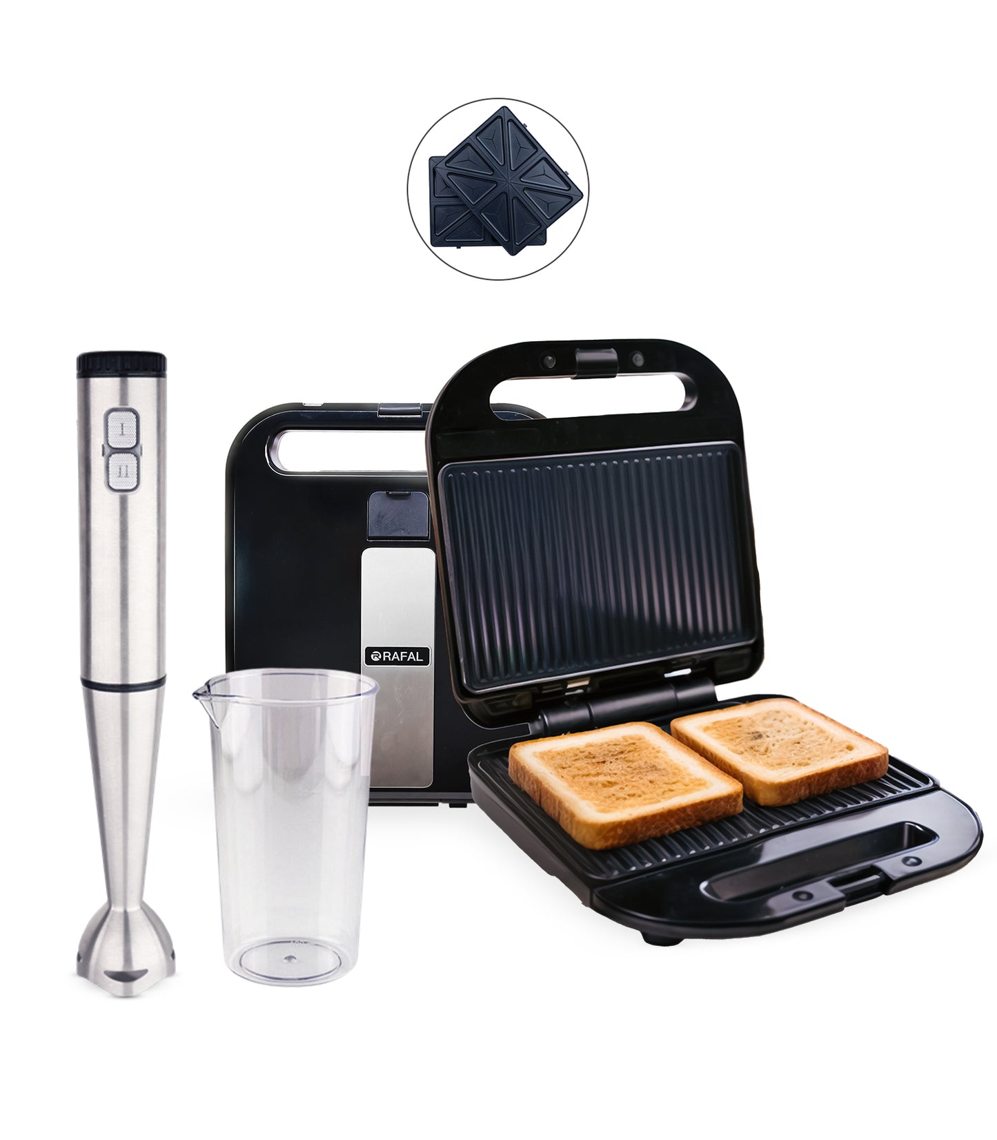 سندوتش ميكر 2*1+ هاند بلندر