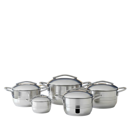 طقم حلل هافي استاليس ستيل